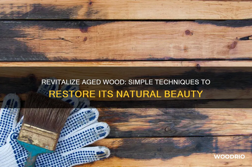 how to make old wood look new