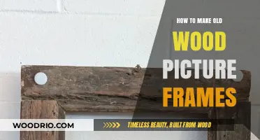 Reviving Rustic Charm: Crafting Timeless Old Wood Picture Frames