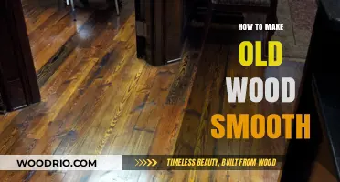 Revive Aged Wood: Simple Techniques for a Smooth, Polished Finish