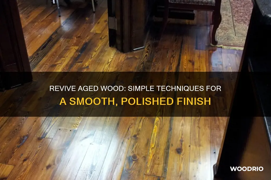 how to make old wood smooth