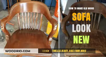 Revive Your Old Wood Sofa: Simple Steps to Restore Its New Look