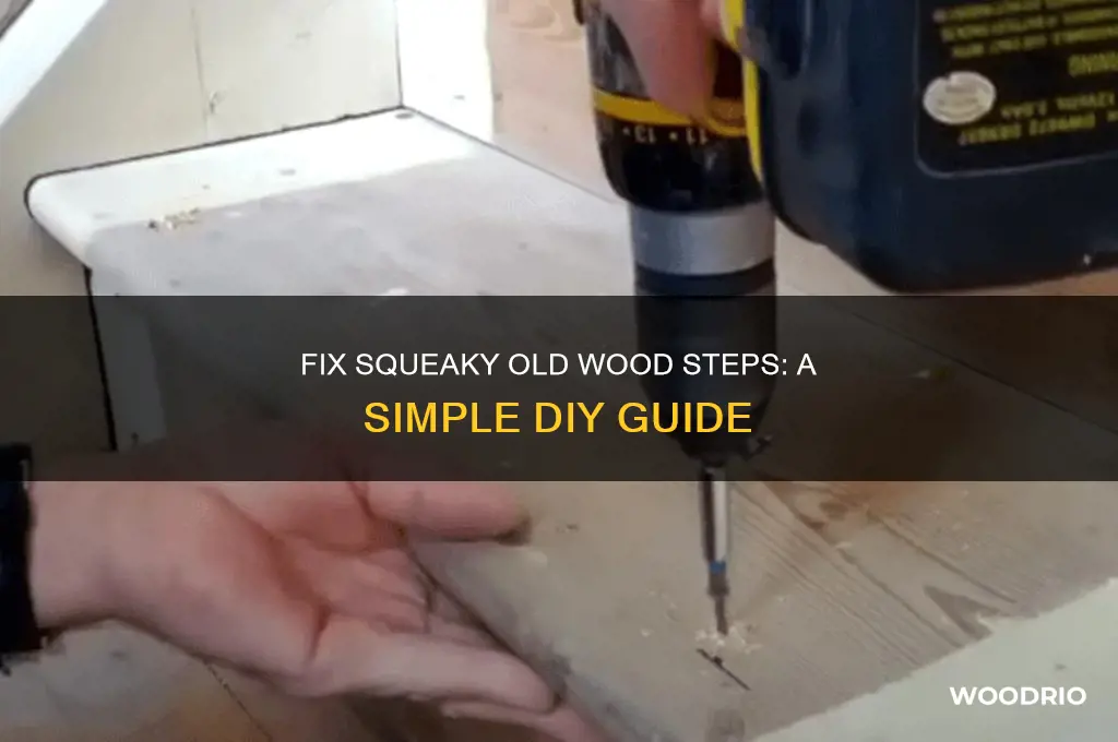 how to make old wood steps not squeak