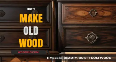 Reviving Rustic Charm: Techniques to Create Authentic Old Wood Finishes