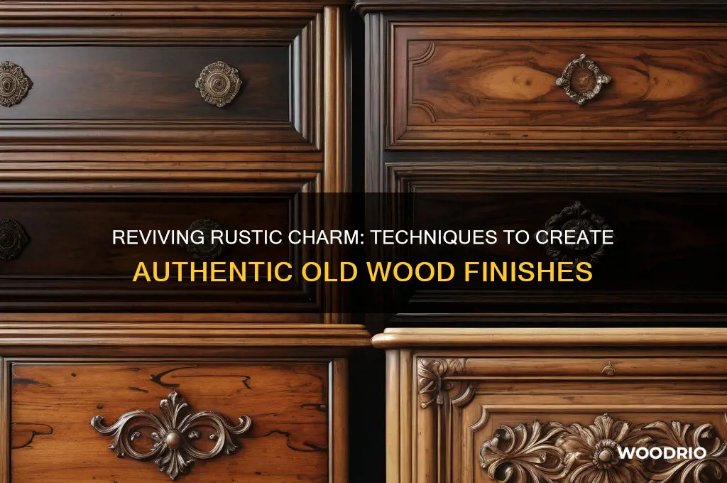 how to make old wood