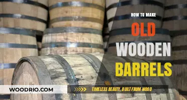 Reviving Tradition: Crafting Authentic Old Wooden Barrels Step-by-Step