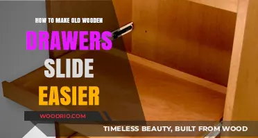 Smooth Sliding Secrets: Reviving Old Wooden Drawers with Ease