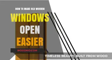 Smoothly Open Old Wooden Windows: Simple Fixes for Easier Operation