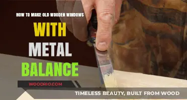 Restoring Old Wooden Windows: Mastering Metal Balance for Timeless Elegance