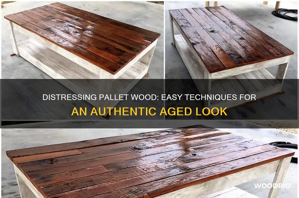 how to make pallet wood look old
