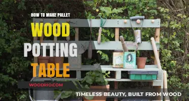 DIY Pallet Wood Potting Table: Easy Garden Project Guide