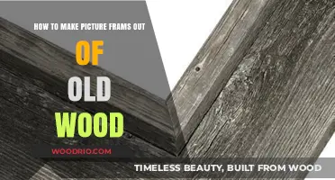 Crafting Rustic Picture Frames from Reclaimed Wood: A DIY Guide