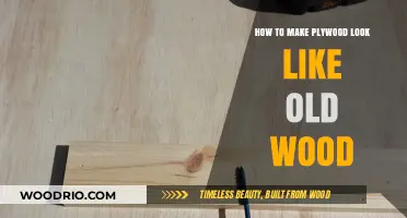 Transform Plywood into Vintage Wood: Easy Distressing Techniques Revealed