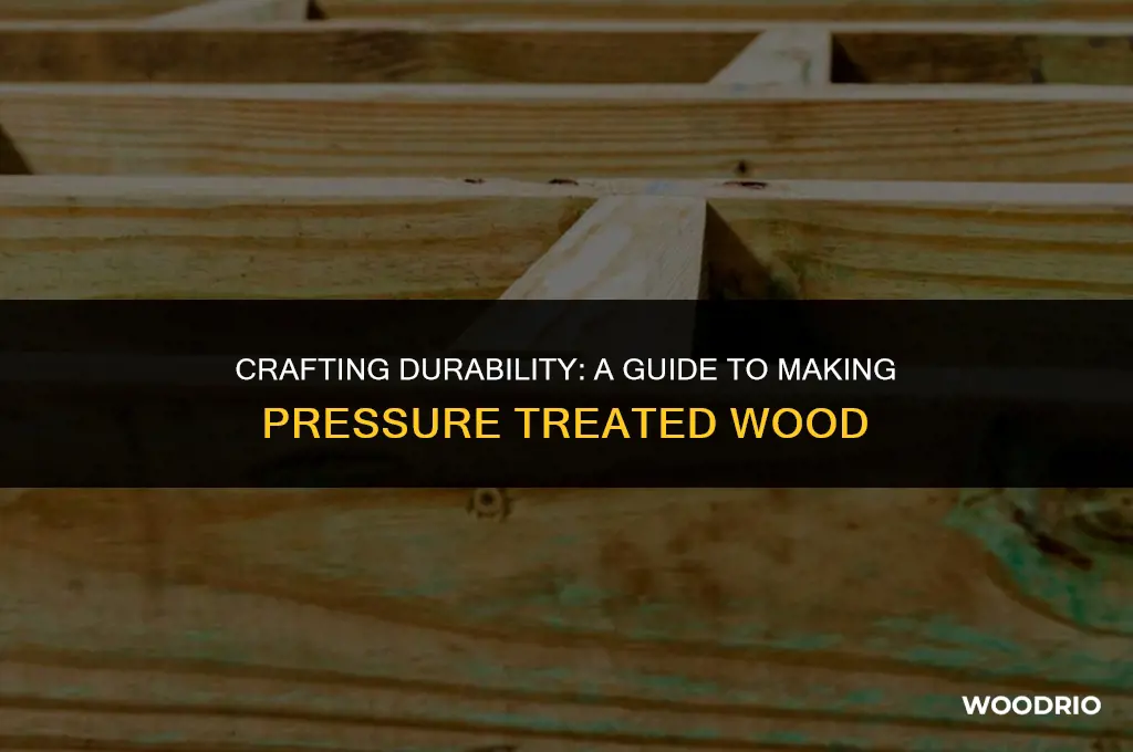 how to make pressure treated wood