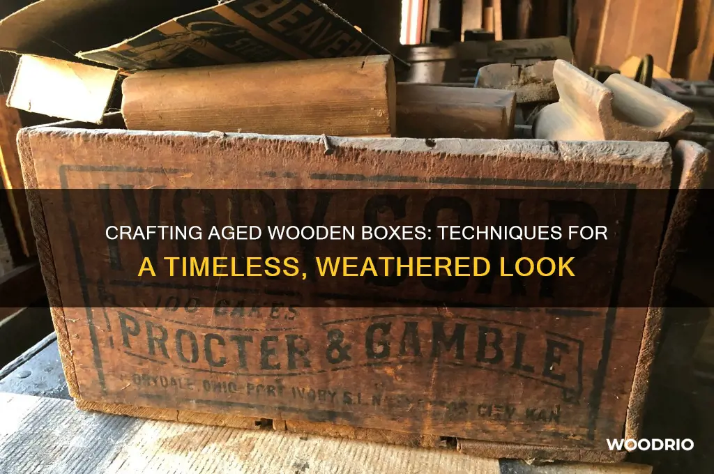 how to make really old looking wooden bbox