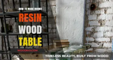 Crafting a Stunning Round Resin Wood Table: Step-by-Step Guide