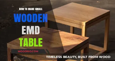 Crafting a Charming Small Wooden End Table: DIY Guide