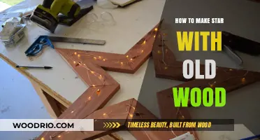 Crafting Rustic Stars: Upcycling Old Wood for Charming Decor