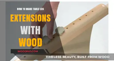 DIY Wood Table Leg Extensions: Easy Steps to Add Height