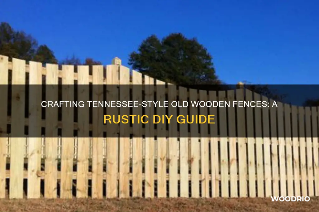 how to make tennessee style old wooden fences