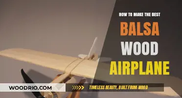 Crafting the Perfect Balsa Wood Airplane: A Step-by-Step Guide