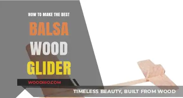 Crafting the Perfect Balsa Wood Glider: A Step-by-Step Guide