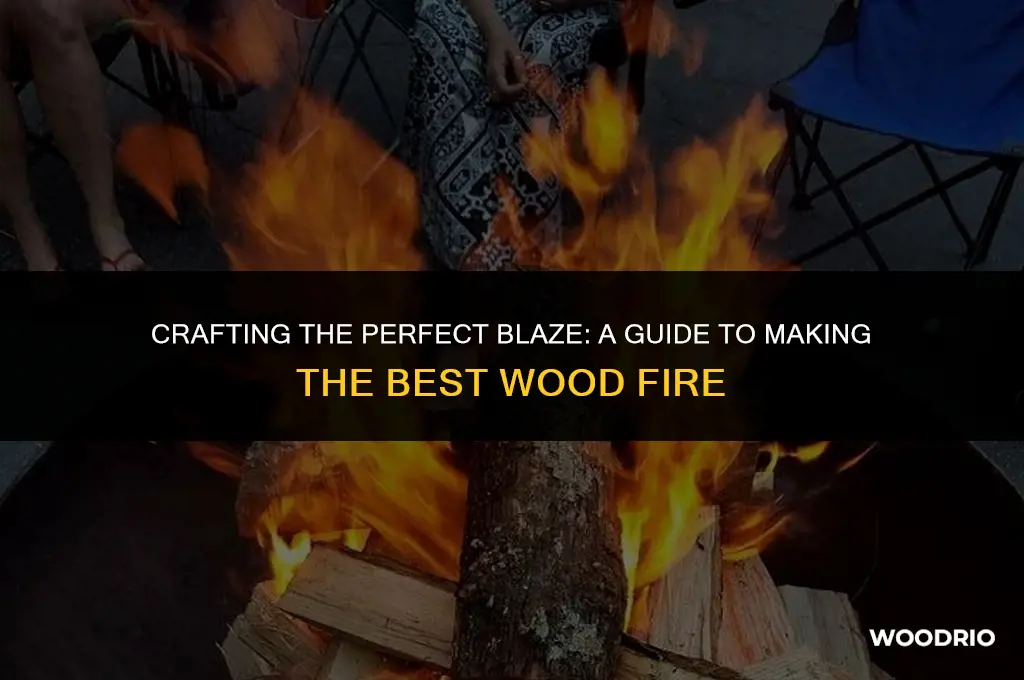 how to make the best wood fire