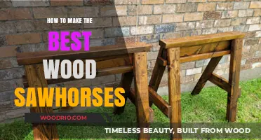 Crafting Excellence: A Guide to Building Superior Wood Sawhorses