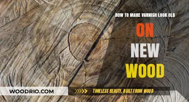 Aging New Wood: Techniques to Create an Old Varnish Finish