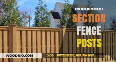 Crafting Wood Box Section Fence Posts: A Step-by-Step Guide