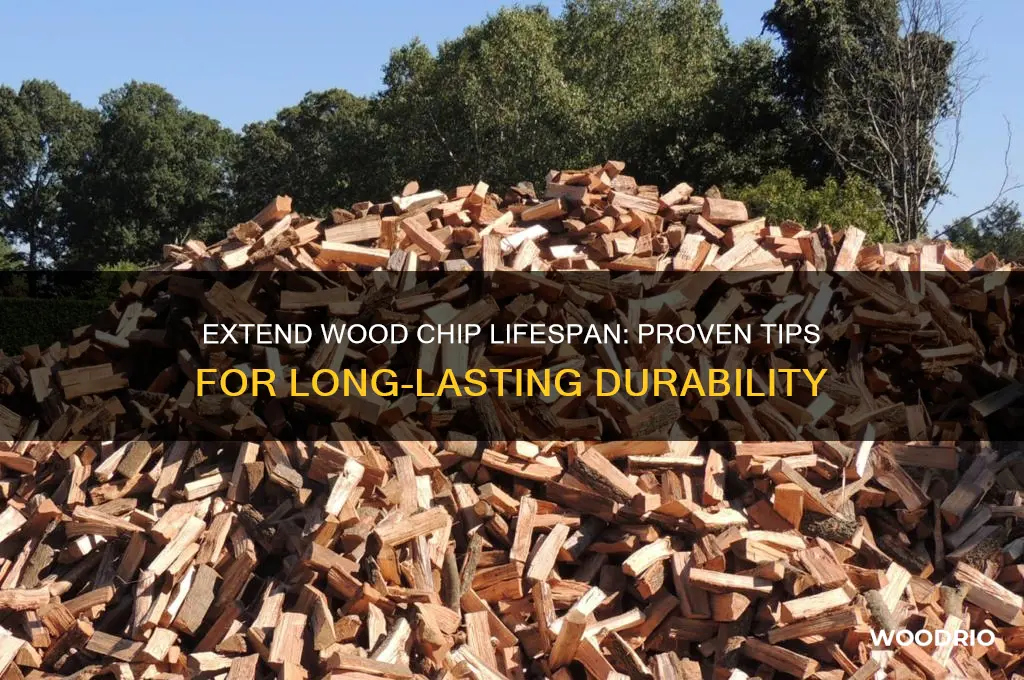 how to make wood chips last longer