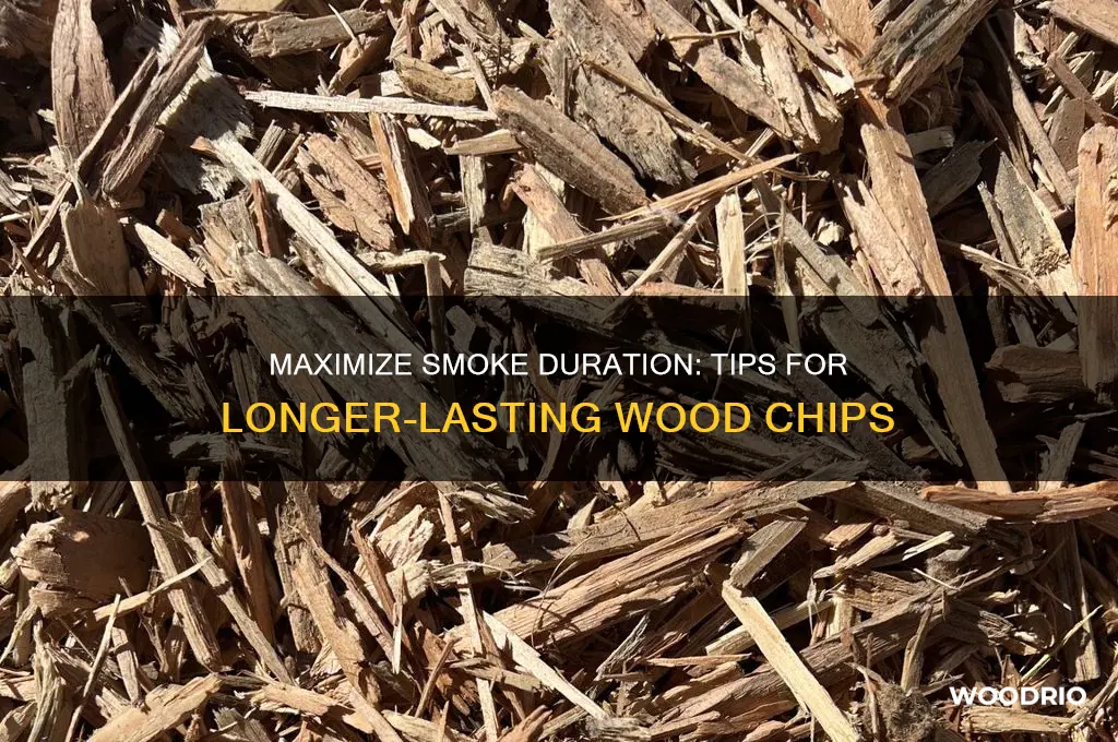 how to make wood chips smoke longer
