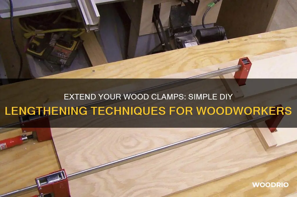 how to make wood clamps longer