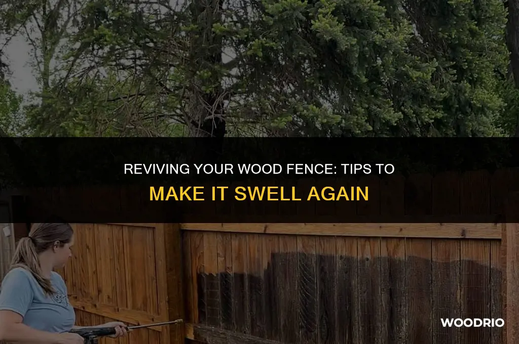 how to make wood fence swell