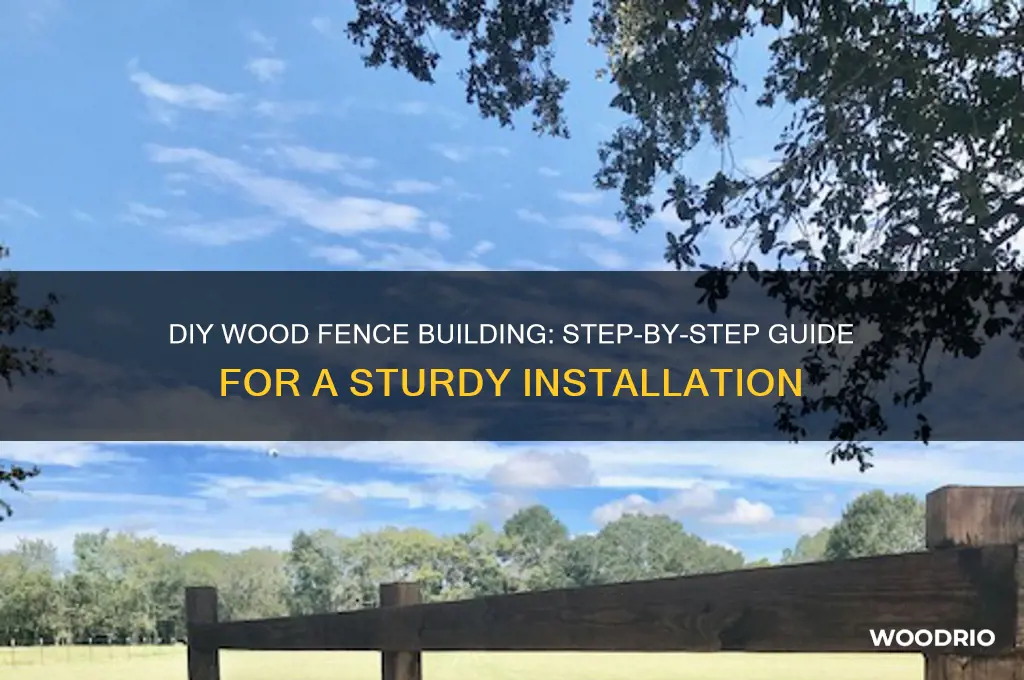 how to make wood fence