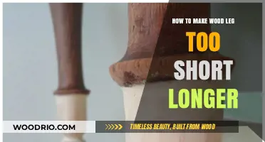 Quick Fix: Extending Short Wood Legs for Furniture Restoration