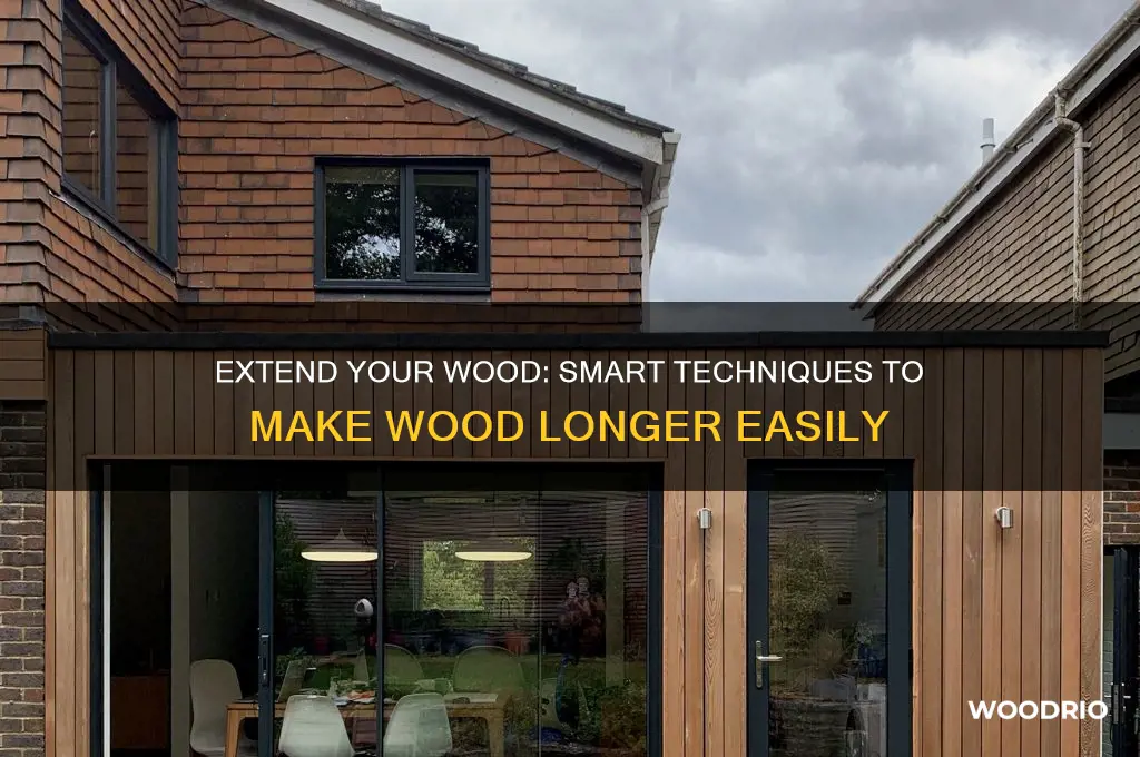 how to make wood longer