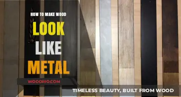 Transforming Timber: Techniques to Give Wood a Metallic Makeover
