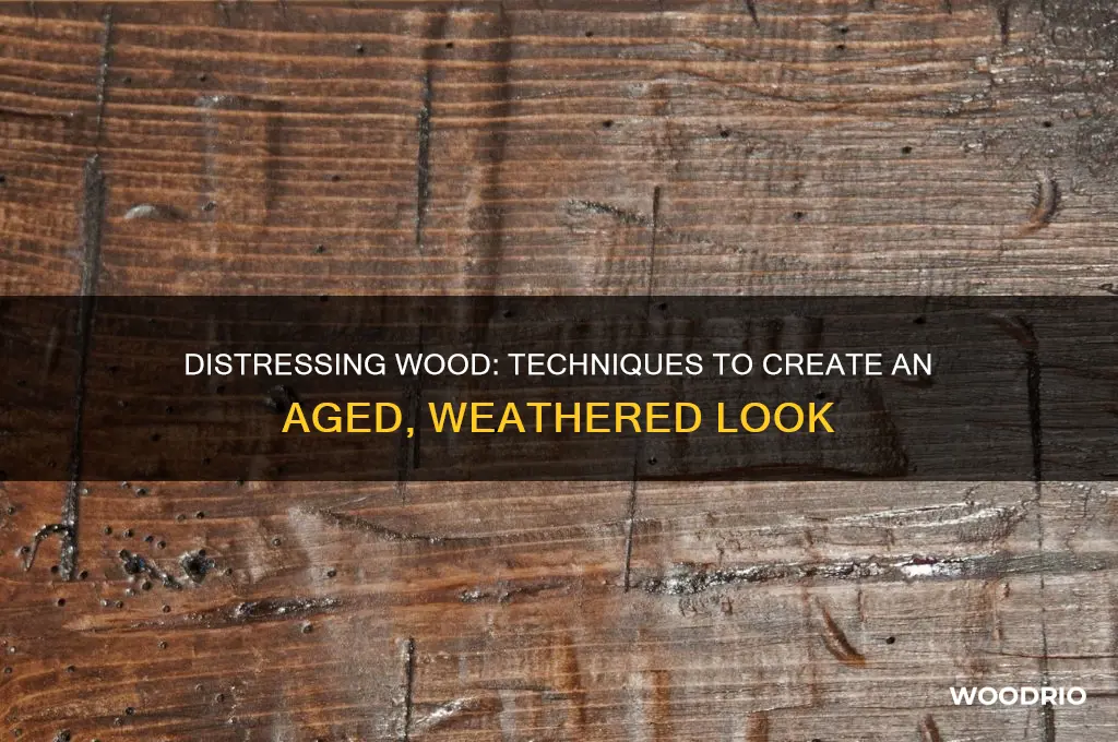 how to make wood look old and dirty