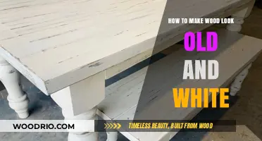 Distressing Wood: Techniques to Achieve a Vintage White Finish