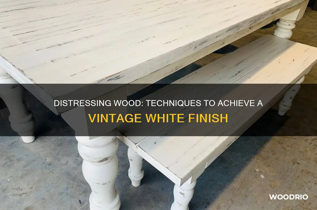 how to make wood look old and white