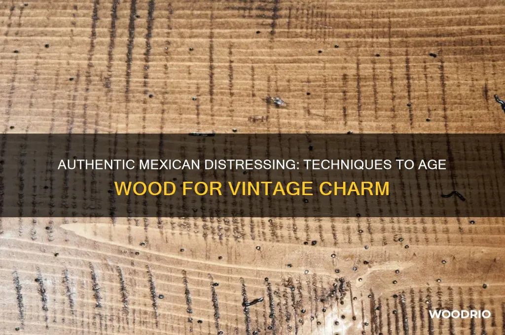 how to make wood look old mexican
