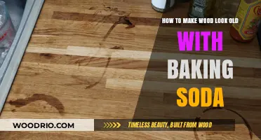 Distress Wood with Baking Soda: Easy Aging Technique for Rustic Charm