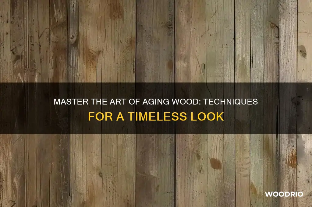 how to make wood old