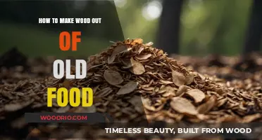Transforming Food Waste: Crafting Sustainable Wood from Old Food Scraps