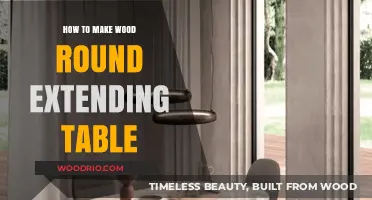 Crafting a Round Extending Wood Table: DIY Guide & Tips