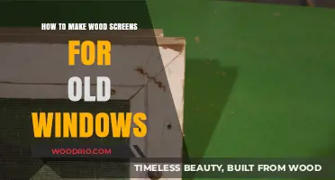Crafting Wood Screens: Revitalize Old Windows with DIY Solutions