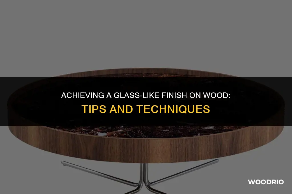 how to make wood shine like glass