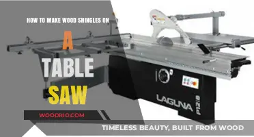 Crafting Wood Shingles: A Table Saw Guide for DIY Enthusiasts