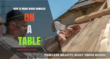 Crafting Wood Shingles: A Step-by-Step Tabletop Guide for Beginners