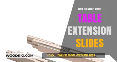 DIY Guide: Crafting Smooth Wood Table Extension Slides Easily
